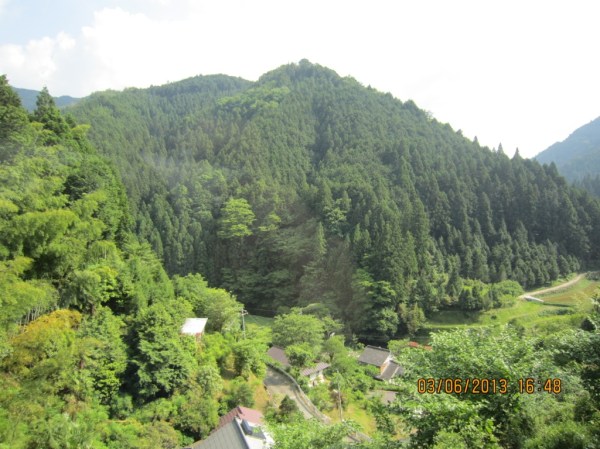 Rural Japan: Scenery from the train on the way to Koya-san.