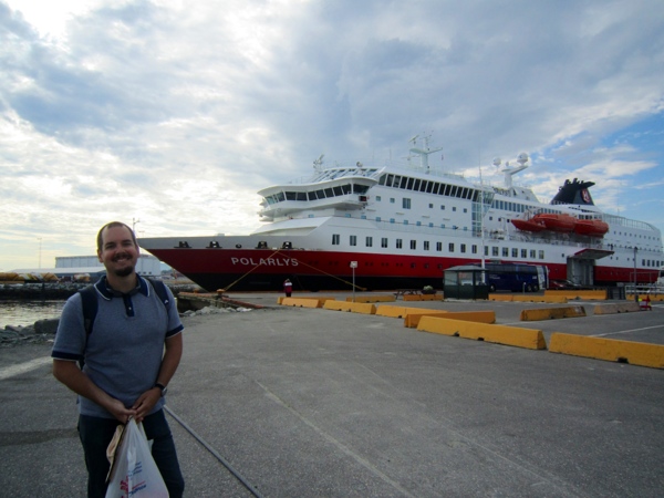 Our ship is fairly small - just 127m long.