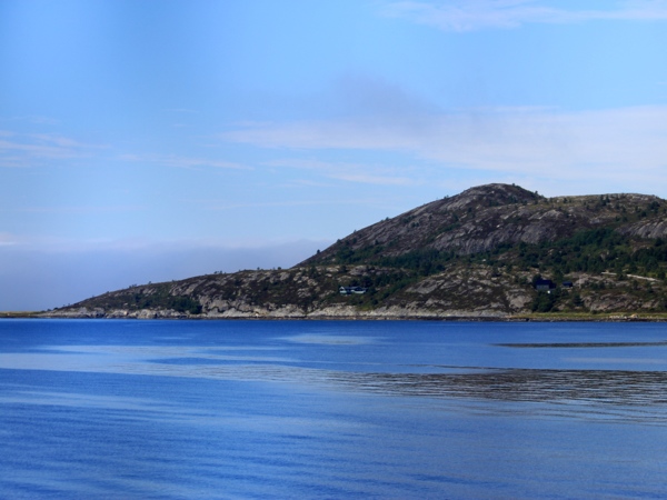 We also sailed past lots of rocky, barren islands.