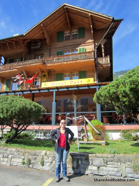 Our rustic lunch spot.