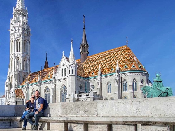 The beautiful 14th century Matthias Church.