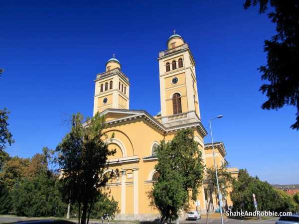 The beautifully restored Eger Cathedral.