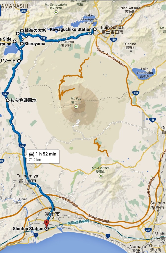 map fuji